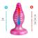 Silexd - Cherry Anal Plug Fantasy Liquid Silicone Thermoreactive Pink 9.2 CM