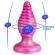 Silexd - Cherry Anal Plug Fantasy Liquid Silicone Thermoreactive Pink 9.2 CM