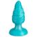 Silexd - Melty Anal Plug Fantasy Liquid Silicone Thermoreactive Celestial Blue 9.2 CM