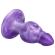 Silexd - Queen Anal Plug Fantasy Liquid Silicone Thermoreactive Purple 9.2 CM