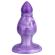 Silexd - Queen Anal Plug Fantasy Liquid Silicone Thermoreactive Purple 9.2 CM