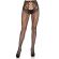 Leg Avenue - 1966 Net Tights With Crotchless Panty Black - One Size