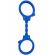Diablo Picante - Silicone Handcuffs Blue