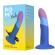 Romp - Piccolo Dildo De Silicone Com Ventosa Tricolorida 14 CM