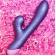 Romp - Pulse Vibrateur Double Point G Rabbit Bleu Électrique
