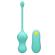 Romp - Cello Multifunction Vibrating Egg Turquoise Remote Control