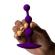 Romp - Amp Contas Anal De Silicone FlexÍveis Roxas 12,5 CM Roxas