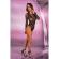 Livco Corsetti Fashion - Astan XG058 Schwarzer Bodysuit EinheitsgrÖsse