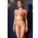 Chilirose - Cr 4898 Orange Stras Bikini Eine GrÖsse