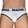 Macho - MCH006 Classic Slip White + Black XL