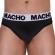 Macho - MTG002 BLACK/BLACK Thong M
