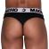 Macho - MTG002 BLACK/BLACK Thong S