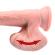King Cock Plus - Realistischer Dildo Mit Dreifachdichte Und Schwingenden Hoden, 23 Cm, Fleisch
