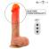 Mr Intense - Dildo Vibrante Logan In Silicone Con Effetto Calore E Telecomando 20 CM -Ø- 4,1 CM