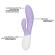 Lelo - Ina Twist Doppio Vibratore a Coniglio Per Il Punto G E Il Clitoride Lavanda