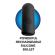 Fantasy X-Tensions - Vibrante Realistico Manicotto Per Pene Da 5 Cm, Nero