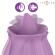 Intense - Azalea Flower Clit Stimulating 10 Vibrations Purple
