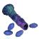 Power Monsters - Duskwaker Sentinel Gonflable Tricolor En Silicone, 23 CM Ø 5 CM