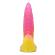 Power Monsters - PotĘŻny Potworny Dildo Fantasy Z PrzyssawkĄ 22,5 CM Ø 5,5 CM RÓŻowy I ŻÓŁty