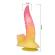 Power Monsters - PotĘŻny Potworny Dildo Fantasy Z PrzyssawkĄ 22,5 CM Ø 5,5 CM RÓŻowy I ŻÓŁty