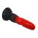 Power Monsters - Fire Dragon Fantasy Dildo Z PrzyssawkĄ 24,5 CM Ø 5,8 CM Czerwony I Czarny