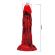 Power Monsters - Minotaur Fantasy Dildo Z PrzyssawkĄ 21 CM Ø 5 CM Czerwony I Czarny