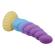 Power Monsters - Unicorn Tricolor Fantasy Silicone Dildo 22 CM Ø 5 CM