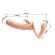 Baile - Charlotte Hollow Doppelpenetration Strap-On Fleisch