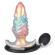 Power Monsters - Plug Anal Gonflable Tricolor Ebon Leviathan 18 CM