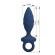 Mr Play - Textured Anal Plug With Ring Blue S