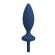 Mr Play - Textured Anal Plug With Ring Blue S