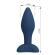 Mr Play - Tapered Silicone Anal Plug Blue M