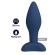 Mr Play - Tapered Silicone Anal Plug Blue M