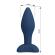 Mr Play - Tapered Silicone Anal Plug Blue S