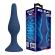 Mr Play - Plug Anal Conique En Silicone Bleu XL
