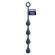 Mr Play - Perles Anales En Silicone Bleu, Taille M (33 Cm)