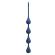 Mr Play – Blaue Silikon-Analpolster, GrÖsse L (42,6 Cm)