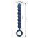 Mr Play – Blaue Silikon-Analperlen & Analplug – Ø – 3,4 CM – 28,5 CM
