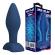 Mr Play - Konischer Silikon-Analplug, Blau, GrÖsse L