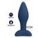 Mr Play - Konischer Silikon-Analplug, Blau, GrÖsse L
