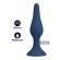Mr Play - Plug Anal En Silicone Slim Bleu L