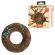 Pretty Love - Anel De PÊnis Super Donut Marrom