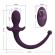 Pretty Love - Lioea Plug Anal Vibrant Avec Queue 12 Fonctions TÉlÉcommande Violette