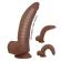 Pretty Love - Cuthbert Dildo FlexÍvel Realista 20 CM Ø 5 CM Tpe Marrom