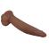 Pretty Love - Cuthbert Dildo FlexÍvel Realista 20 CM Ø 5 CM Tpe Marrom