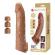 Pretty Love - Adjustable Penis Extension Sleeve 26 CM Ø 4 CM Brown