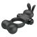 Pretty Love – Vibrierender Penisring Mit Hase-Stimulator, 10 Funktionen, Schwarz