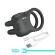 Pretty Love - Sini Rechargeable Vibrating Cock Ring 10 Functions Black