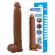 Pretty Love - Dany Dildo Realistico Flessibile Con Ventosa 36 CM -Ø- 5.6 CM Marrone