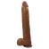 Pretty Love - Dany Dildo Realistico Flessibile Con Ventosa 36 CM -Ø- 5.6 CM Marrone